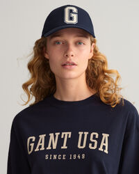 USA Graphic lang&aelig;rmet T-shirt