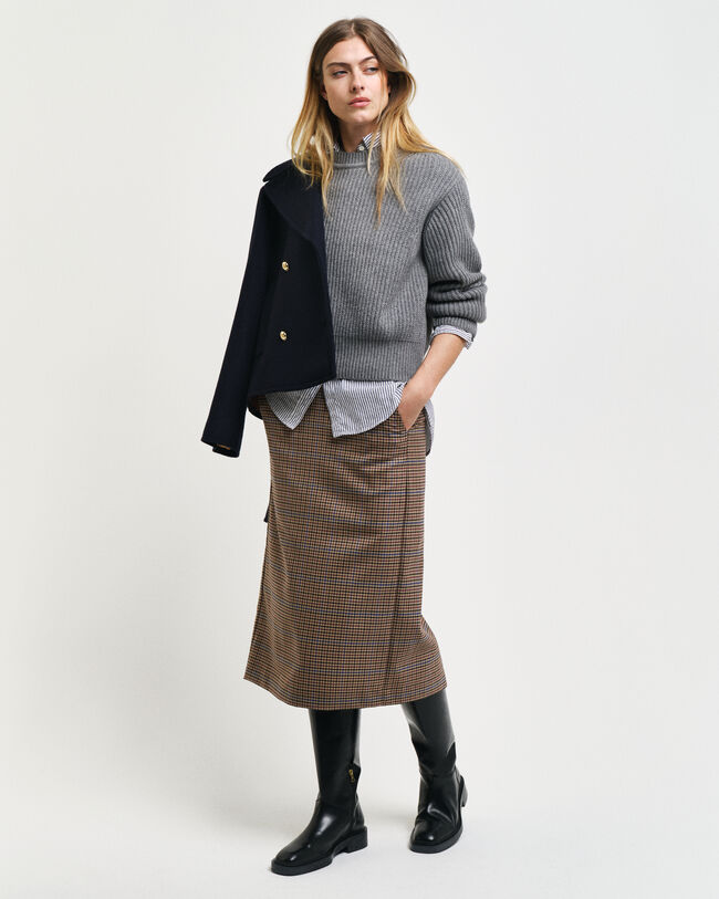 Ternet pencil-nederdel