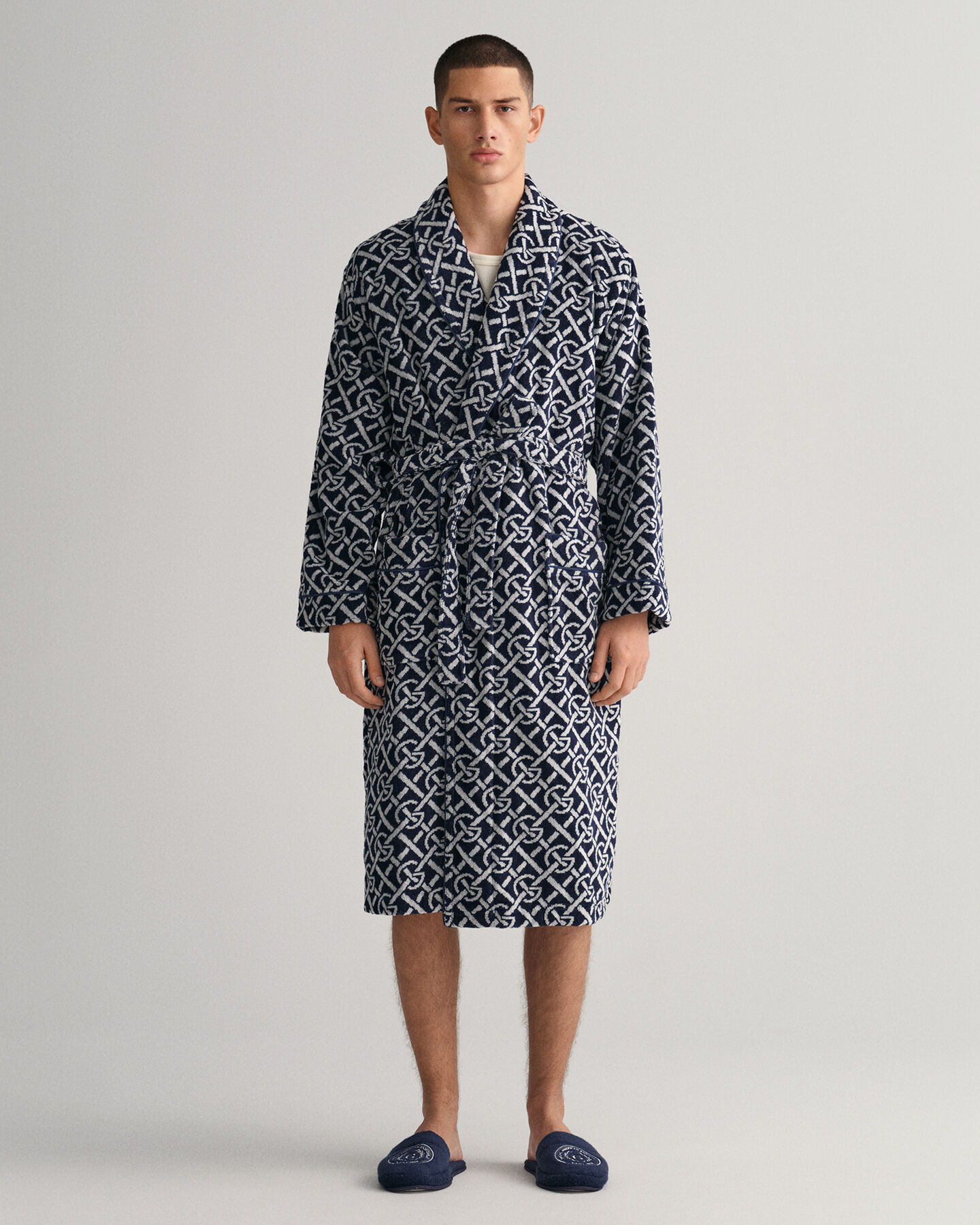 G Patterned badekåbe