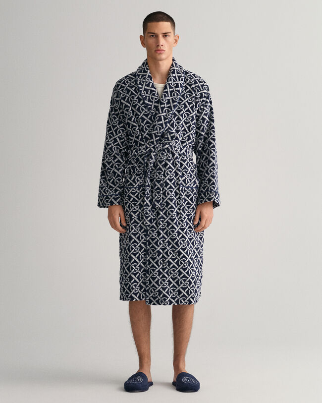 G Patterned badekåbe