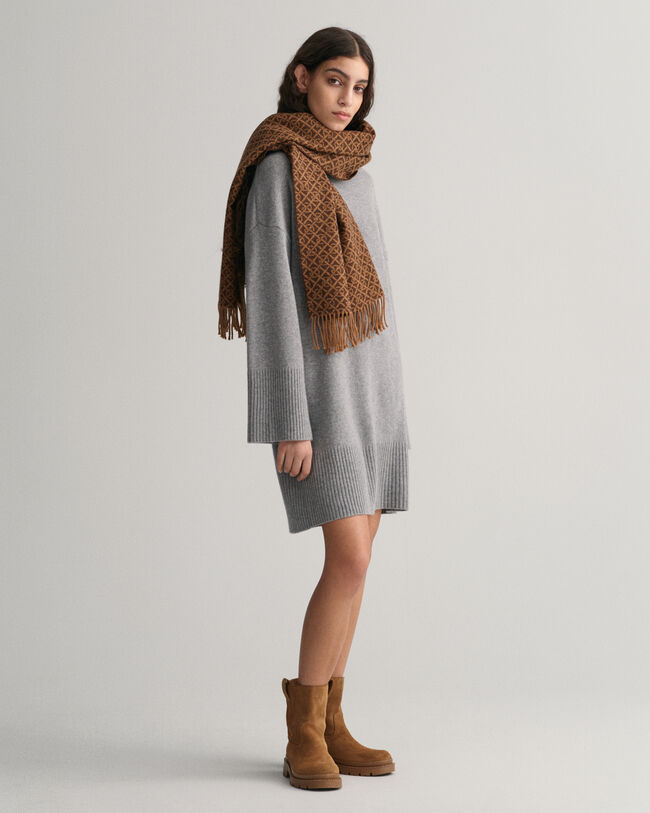 G Patterned halstørklæde