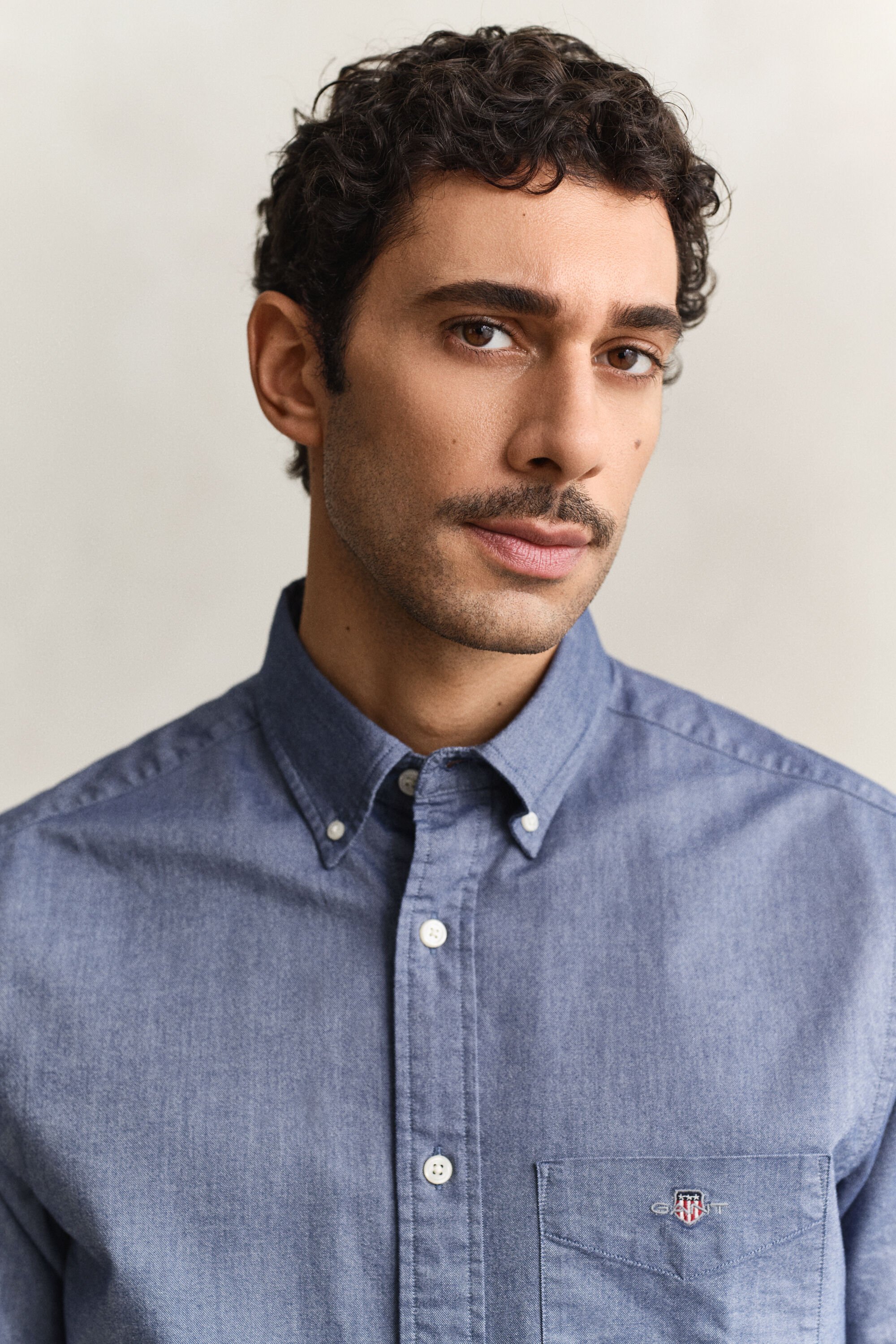 Klassisk oxford-skjorte med korte ærmer