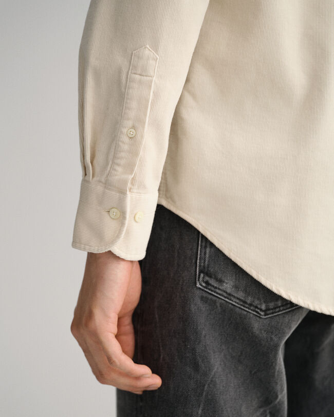 Regular fit skjorte af jernbanefl&oslash;jl