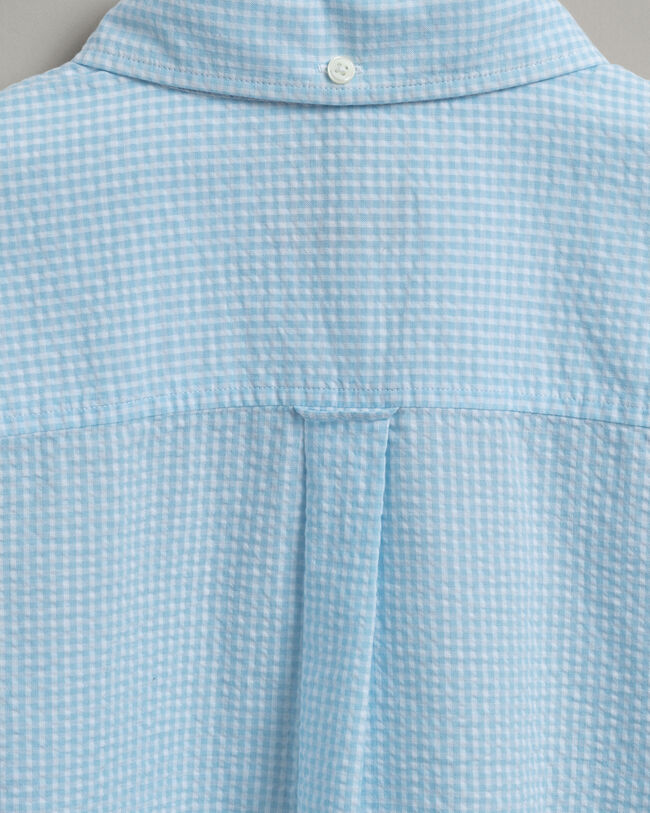 Relaxed fit gingham skjorte