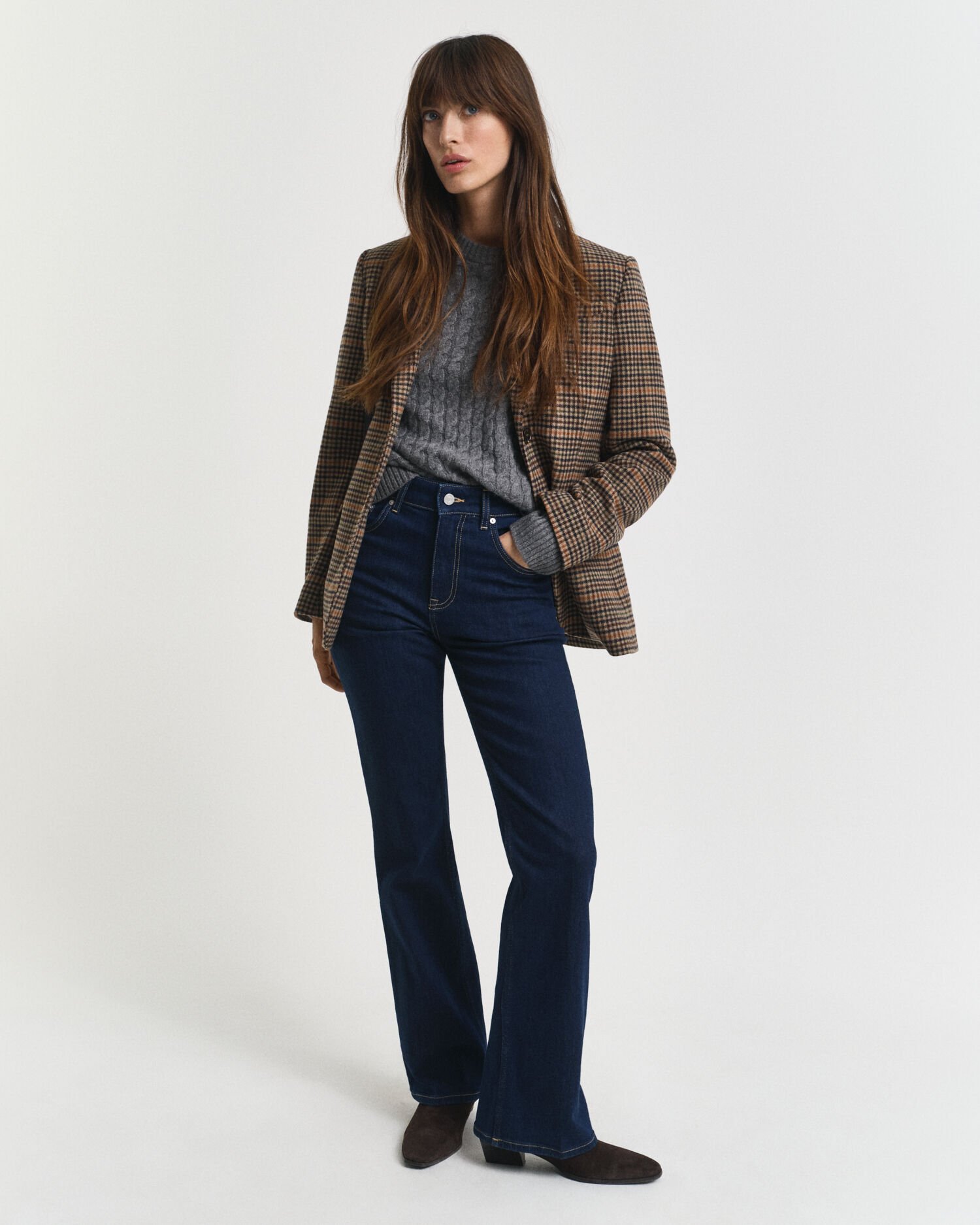 Slim fit jeans med svaj