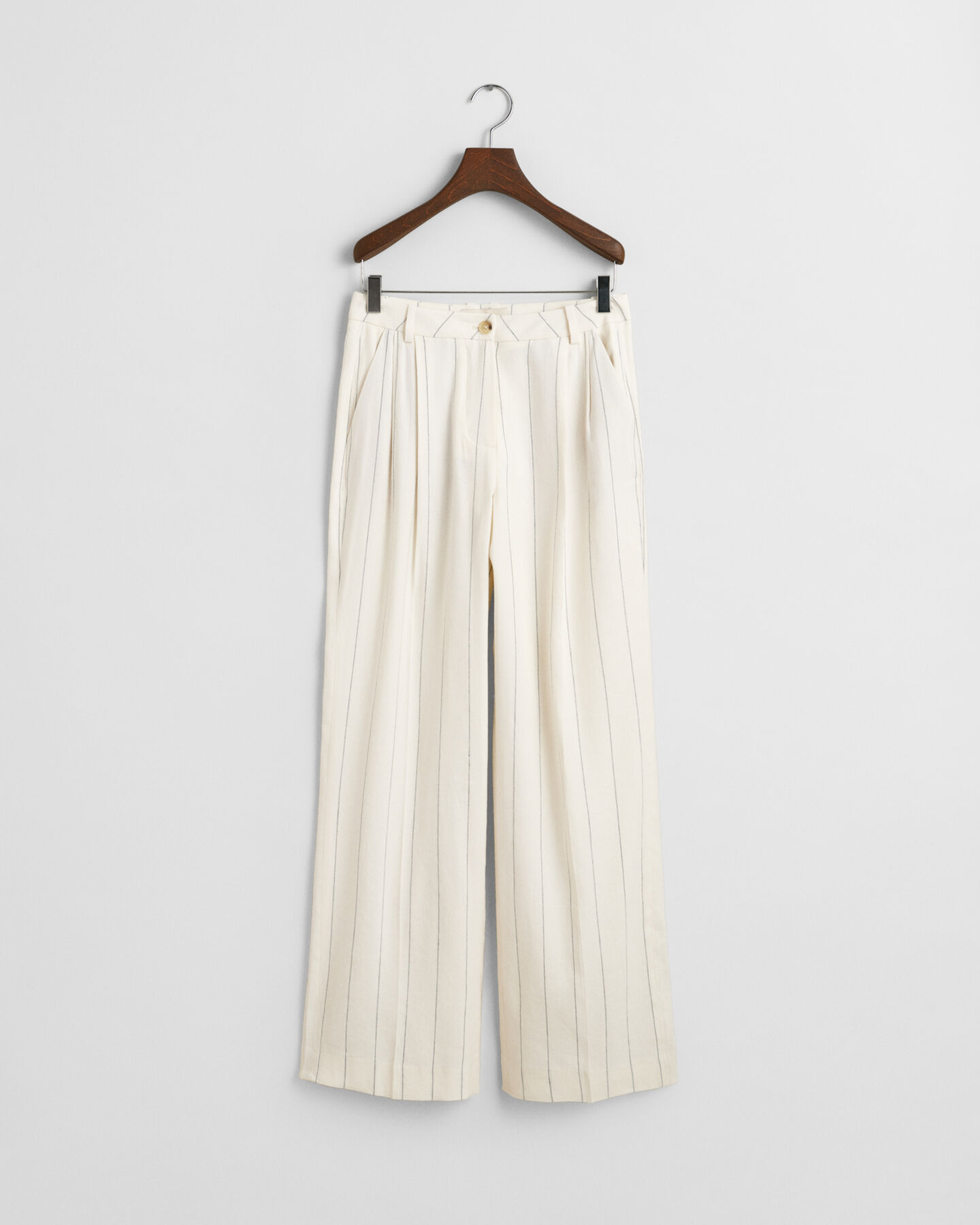 Nålestribede hørbukser