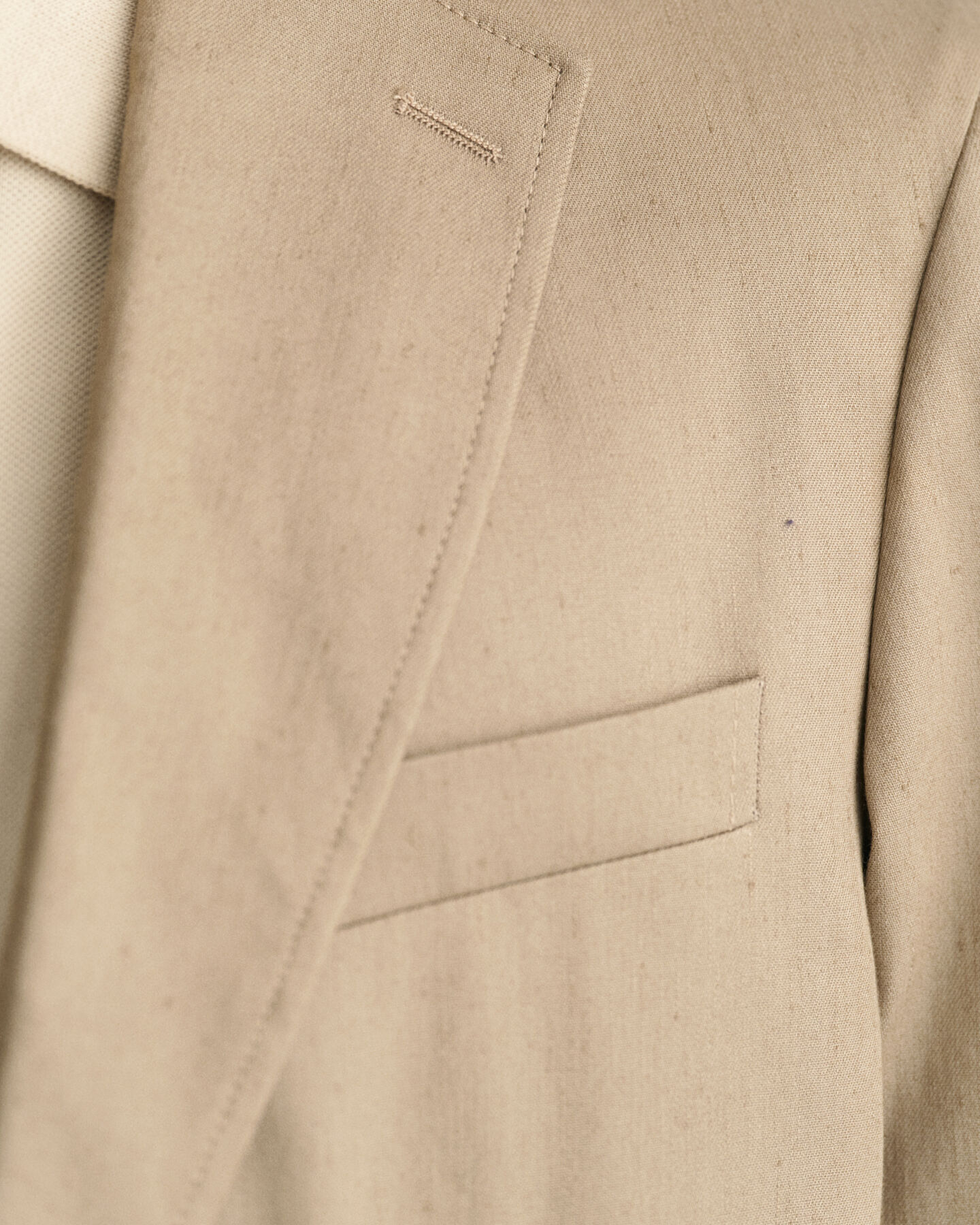 Jakkesæt-blazer af hør og bomuld