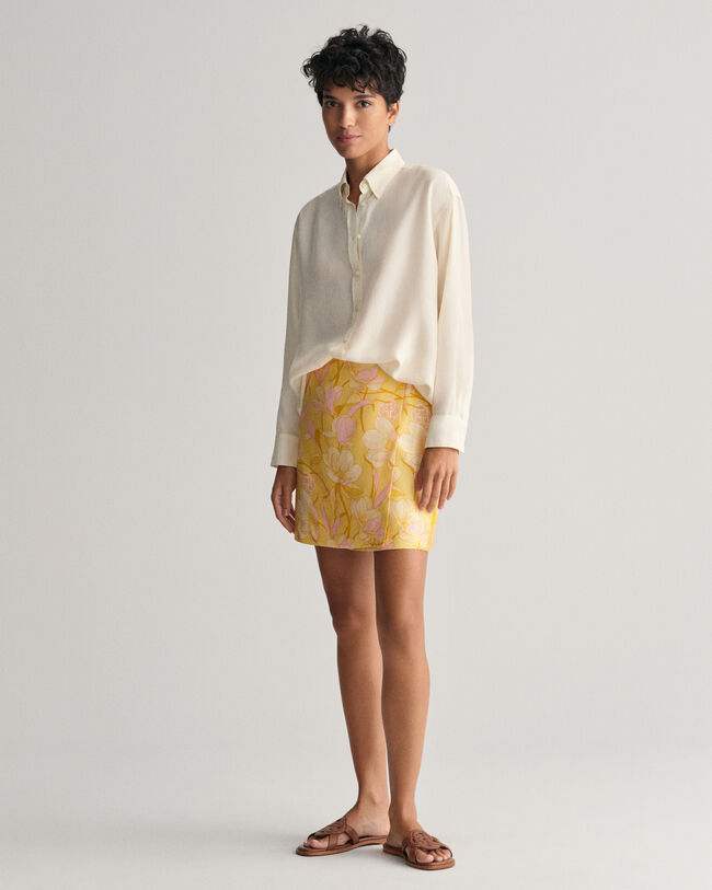 Relaxed silkeskjorte