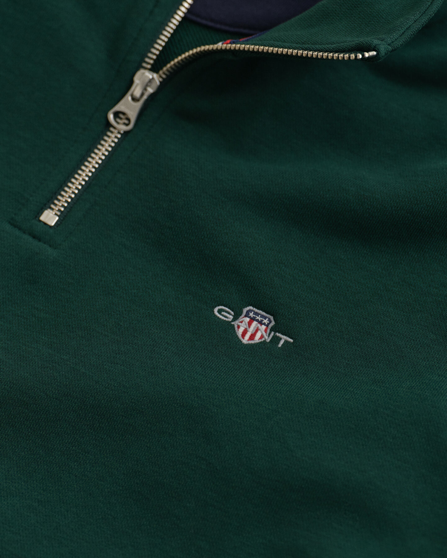 Shield sweatshirt med halv lynlås