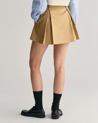 Plisseret mini nederdel