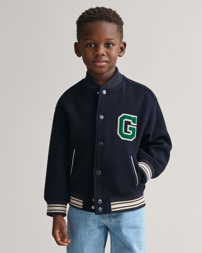 Kids Varsity Jacket af uld
