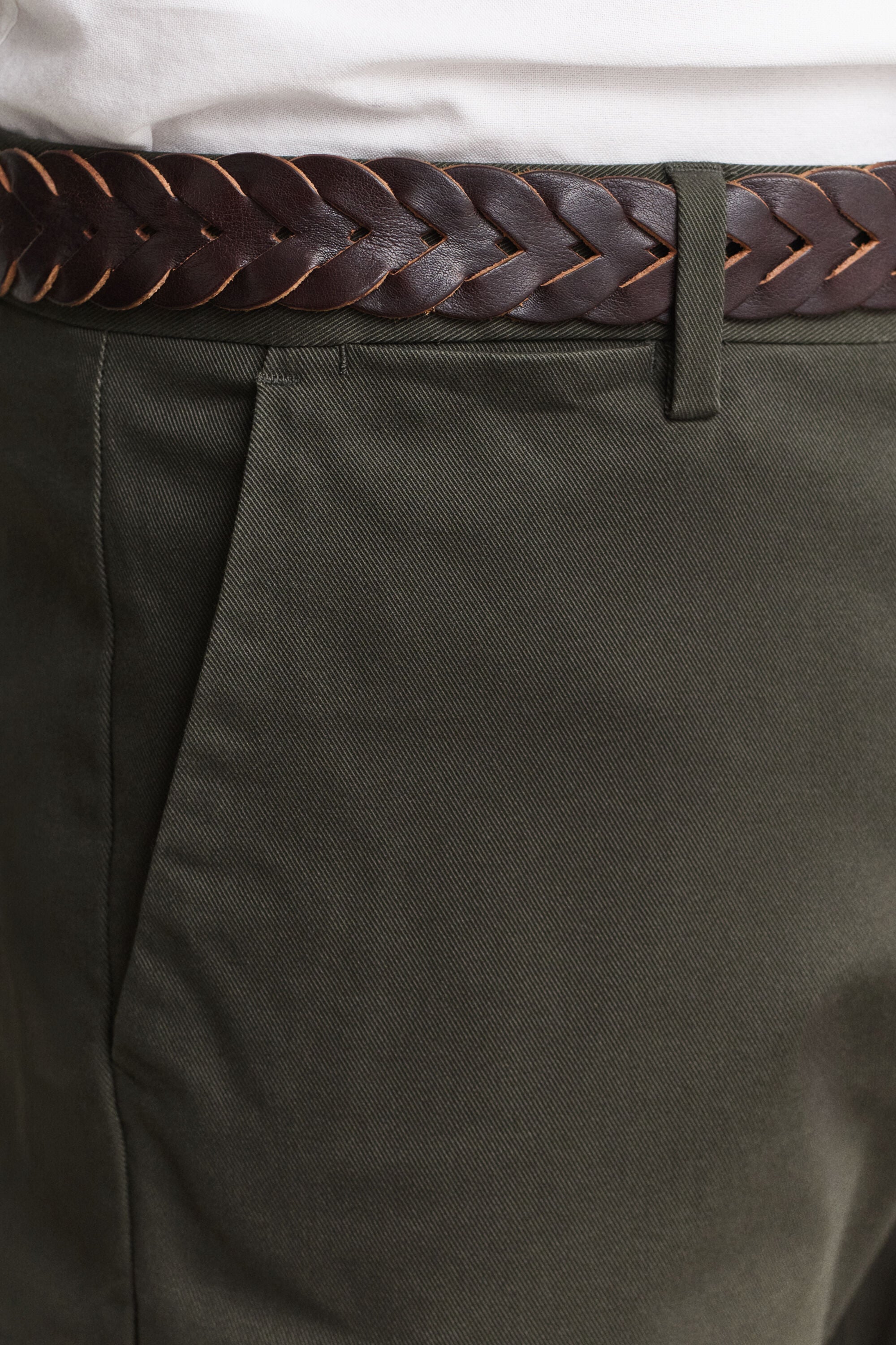Regular fit smarte chinobukser