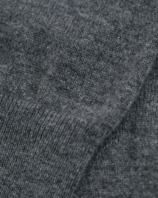 Crewneck sweater i ekstra fin lammeuld