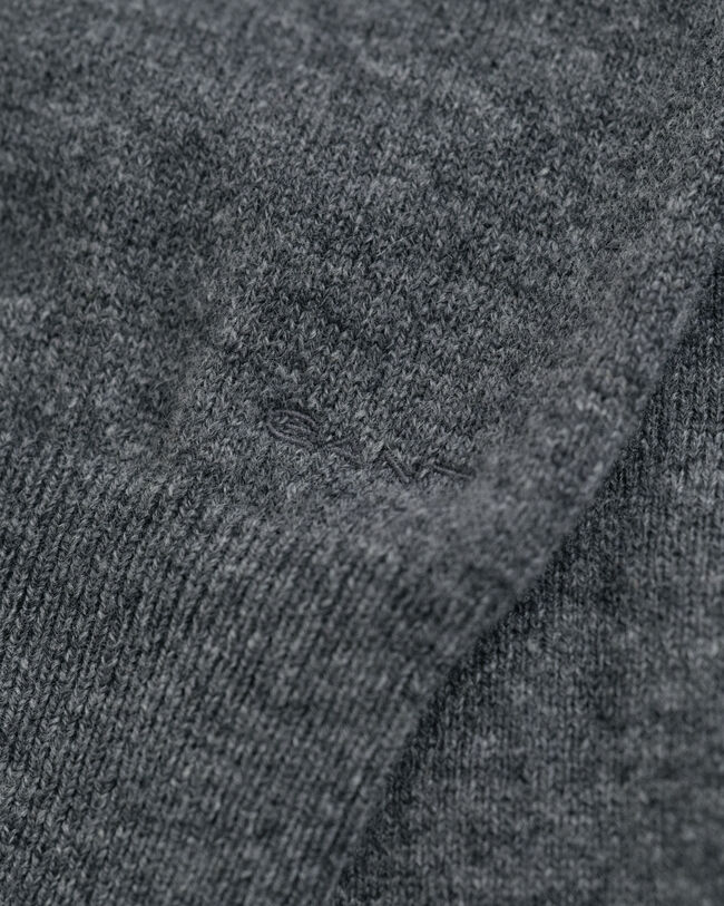 Crewneck sweater i ekstra fin lammeuld