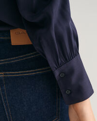 Regular fit satinskjorte