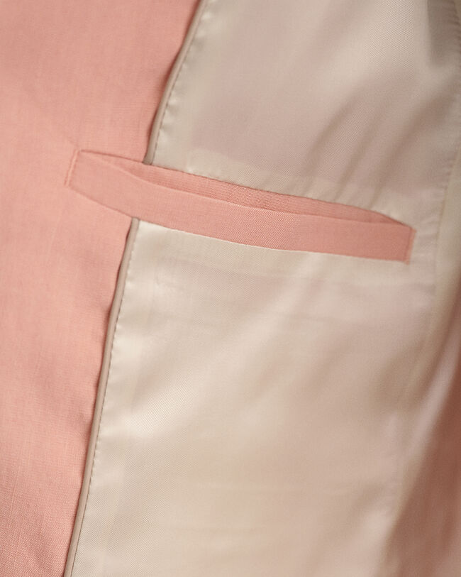 Regular fit h&oslash;rblazer med str&aelig;k