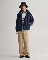 Jakke med raglanærmer