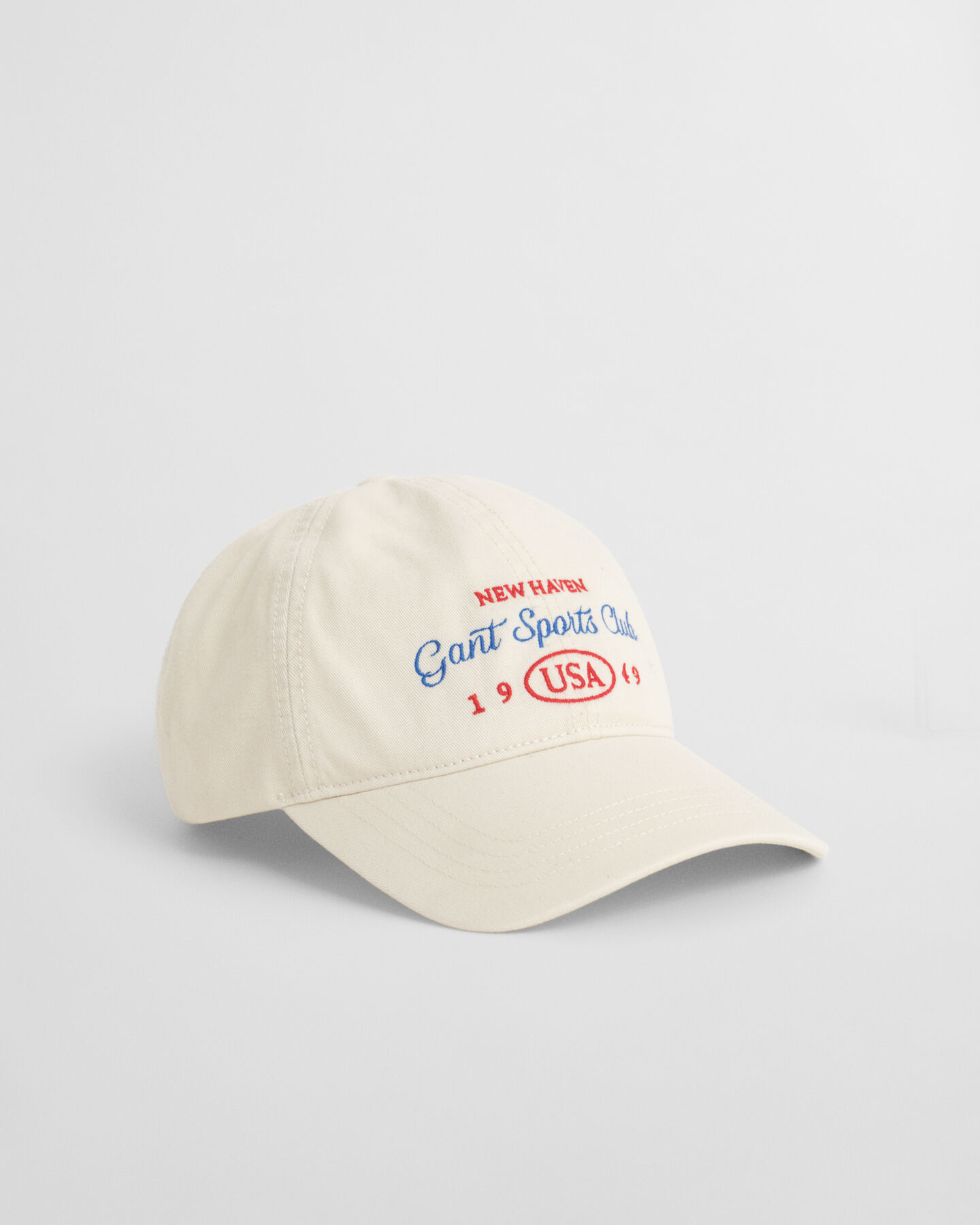 Graphic cap af bomuldstwill