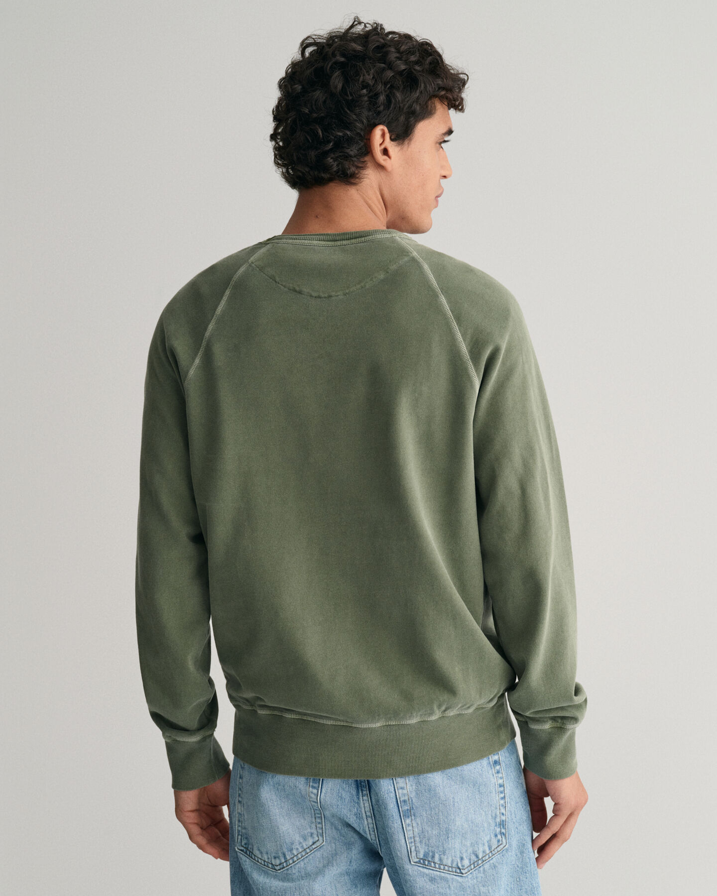 Sunfaded sweatshirt med crewneck