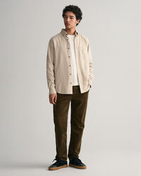 Regular fit sildebensm&oslash;nstret flannelskjorte