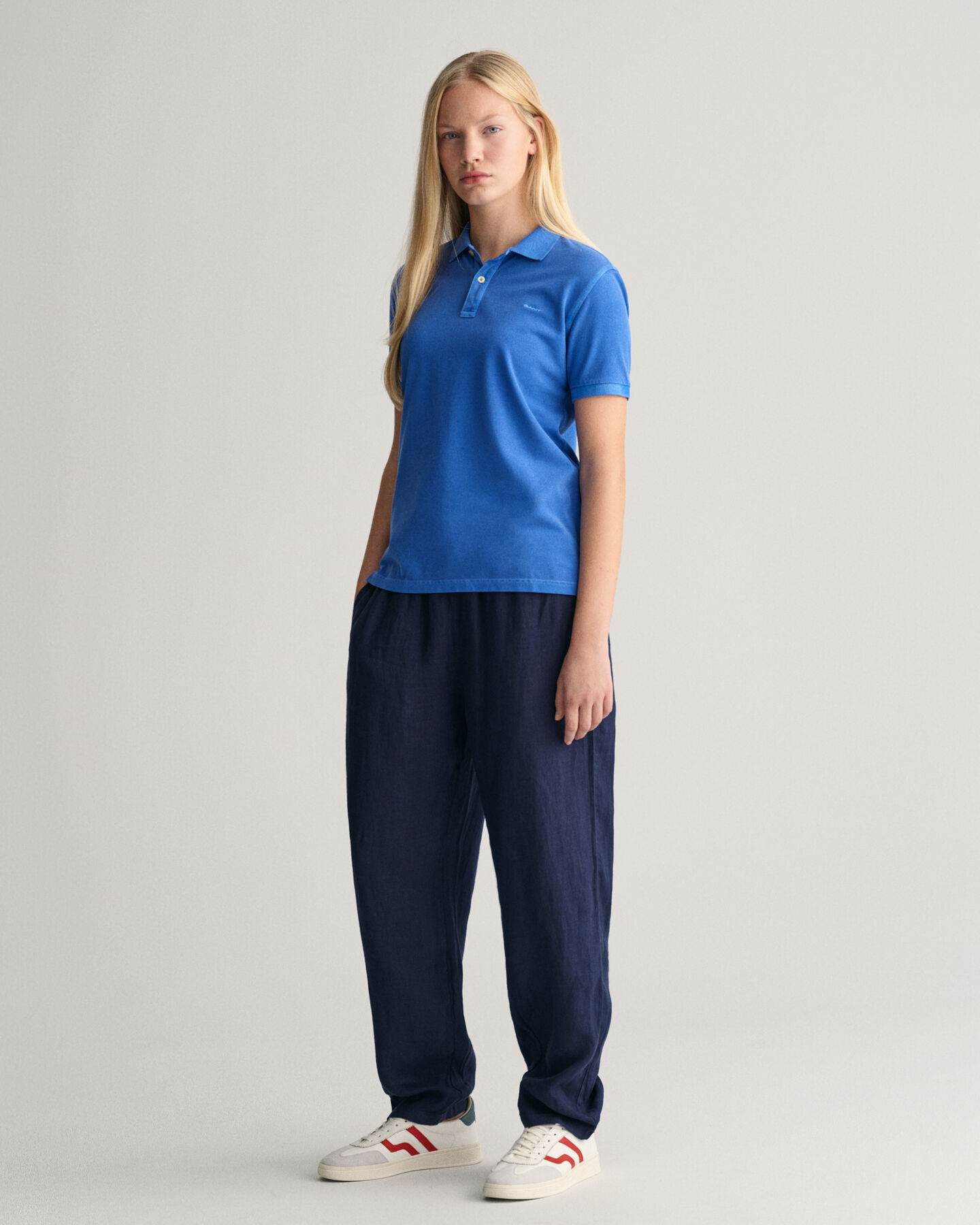 Teens Sunfaded piqu&eacute; poloskjorte