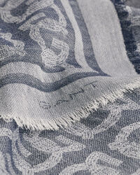 G Patterned let uldhalstørklæde