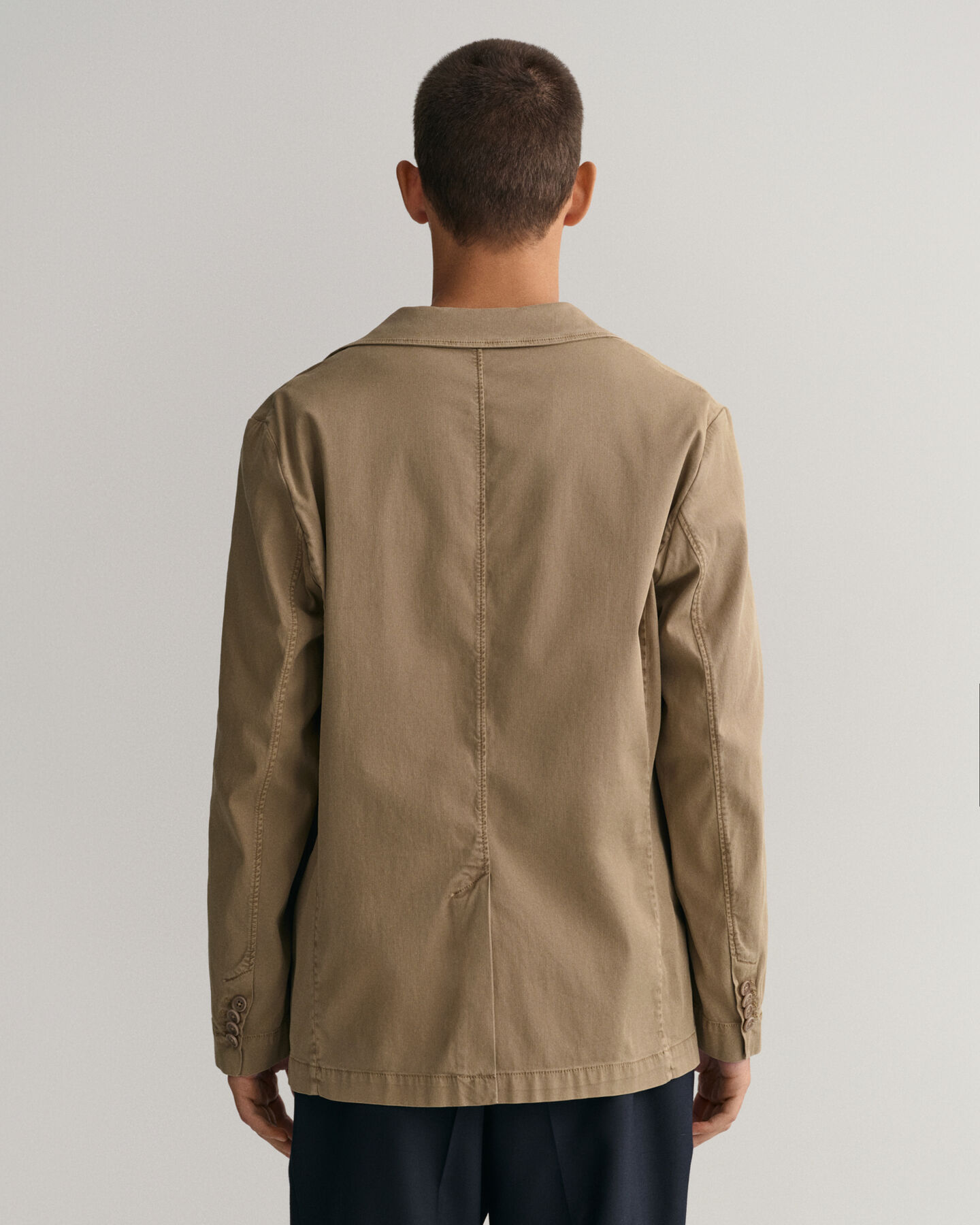 Jakkesæt-blazer af bomuld