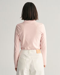 Shield lang&aelig;rmet piqu&eacute; poloskjorte