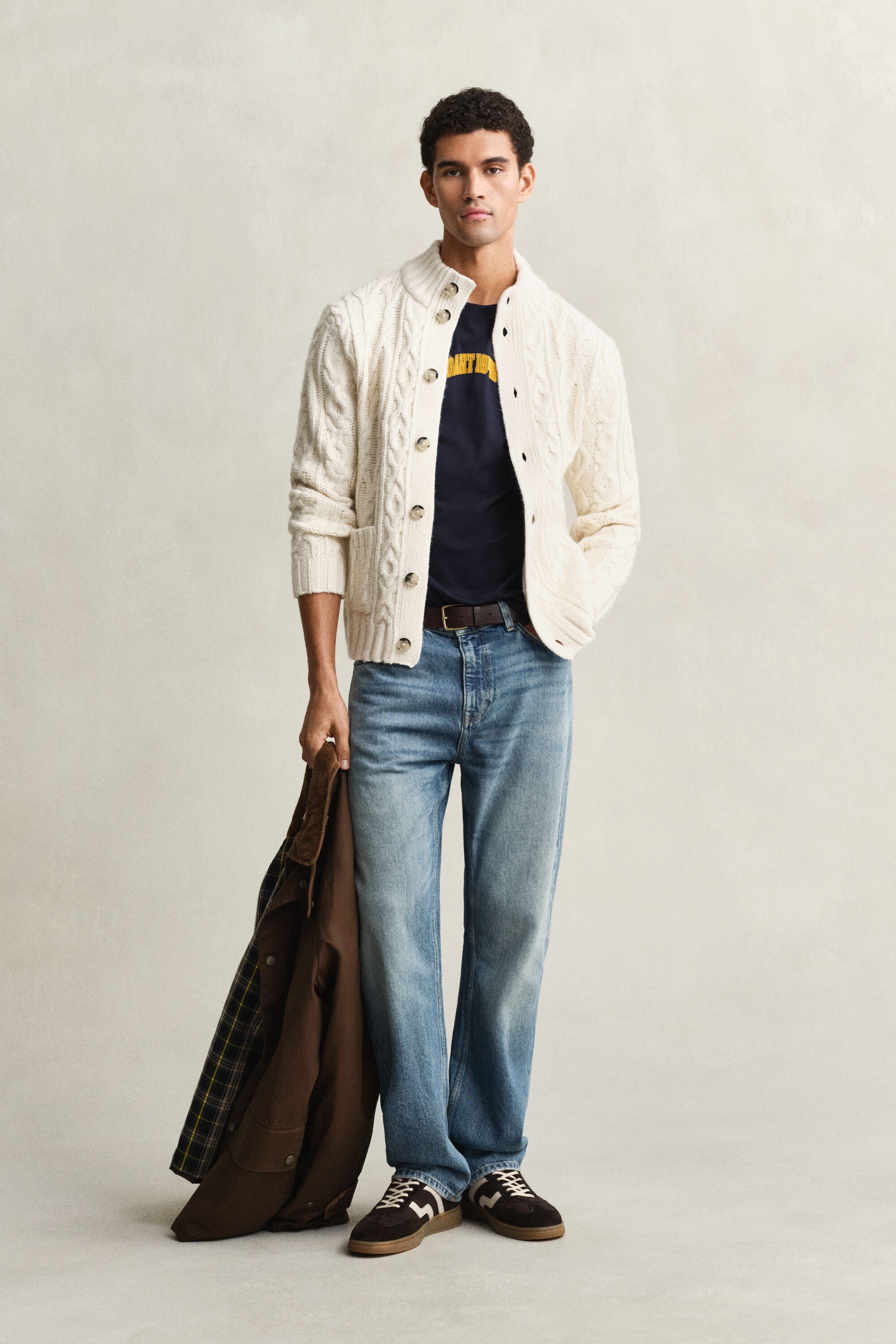 Kabelstrikket cardigan