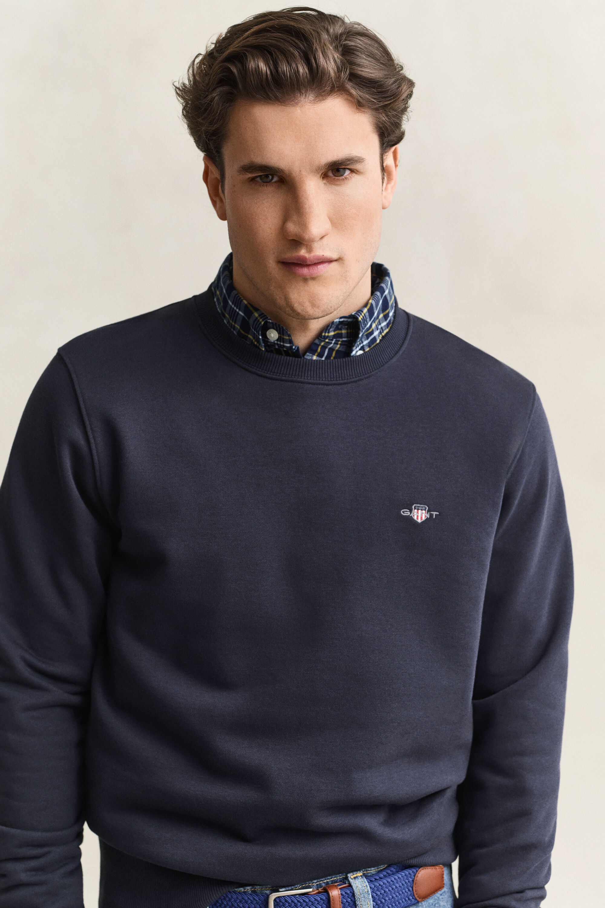 Shield sweatshirt med crewneck