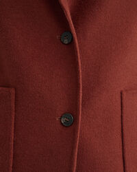 Håndsyet lige blazer