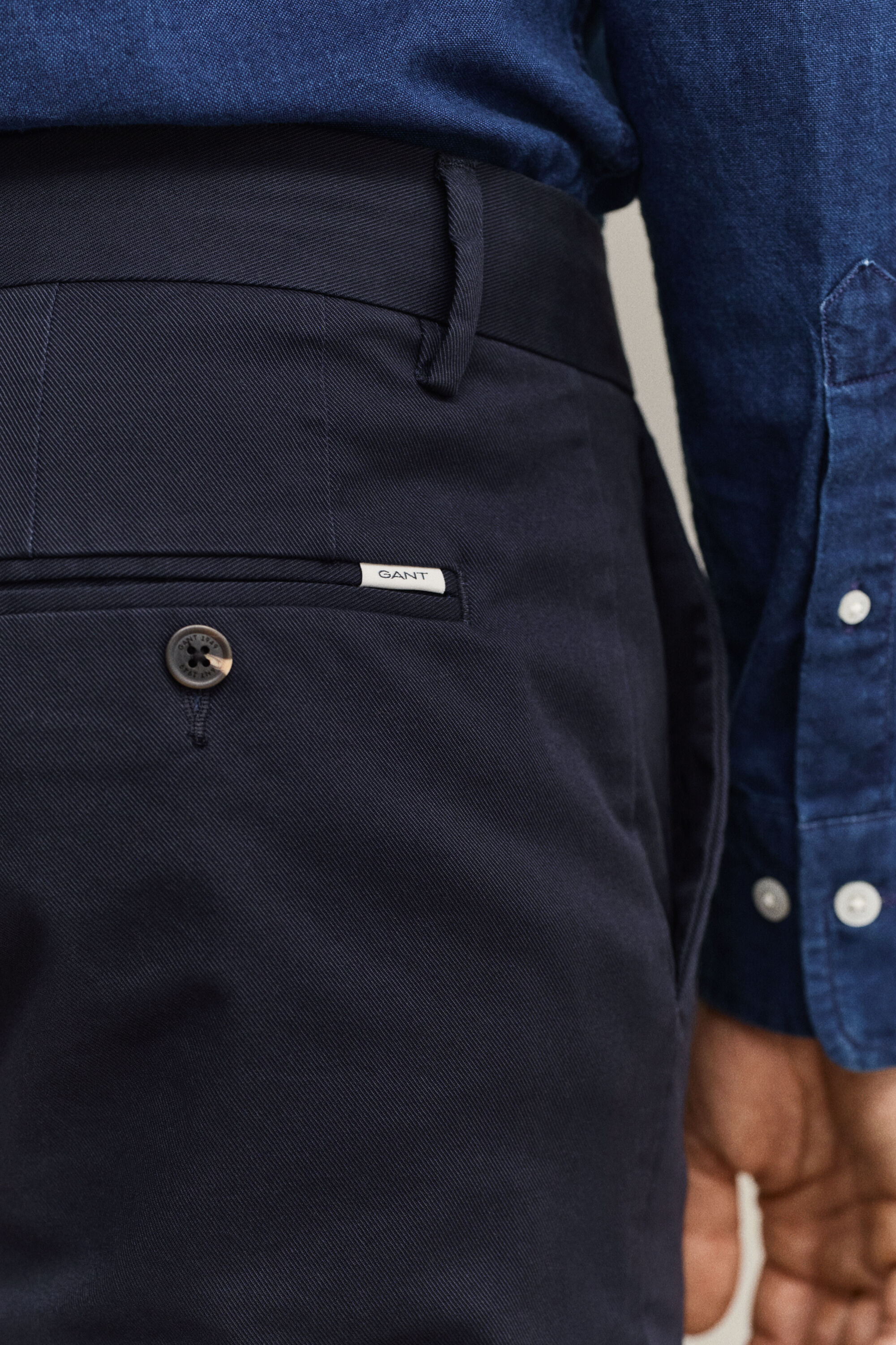Slim fit smarte chinobukser