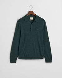 Polosweater af ekstra fin merinould