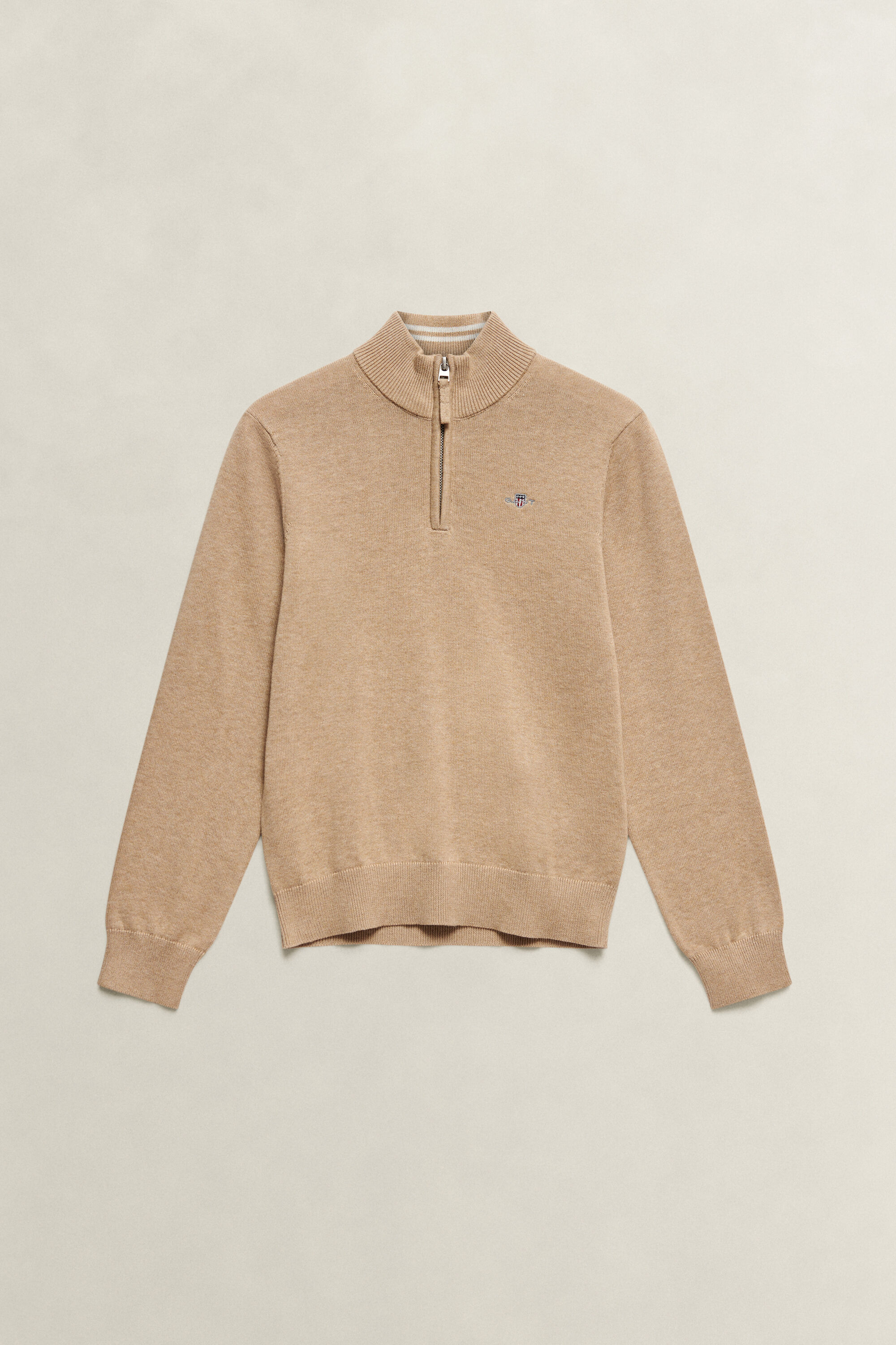 Teen Boys Shield sweater med halv lynlås