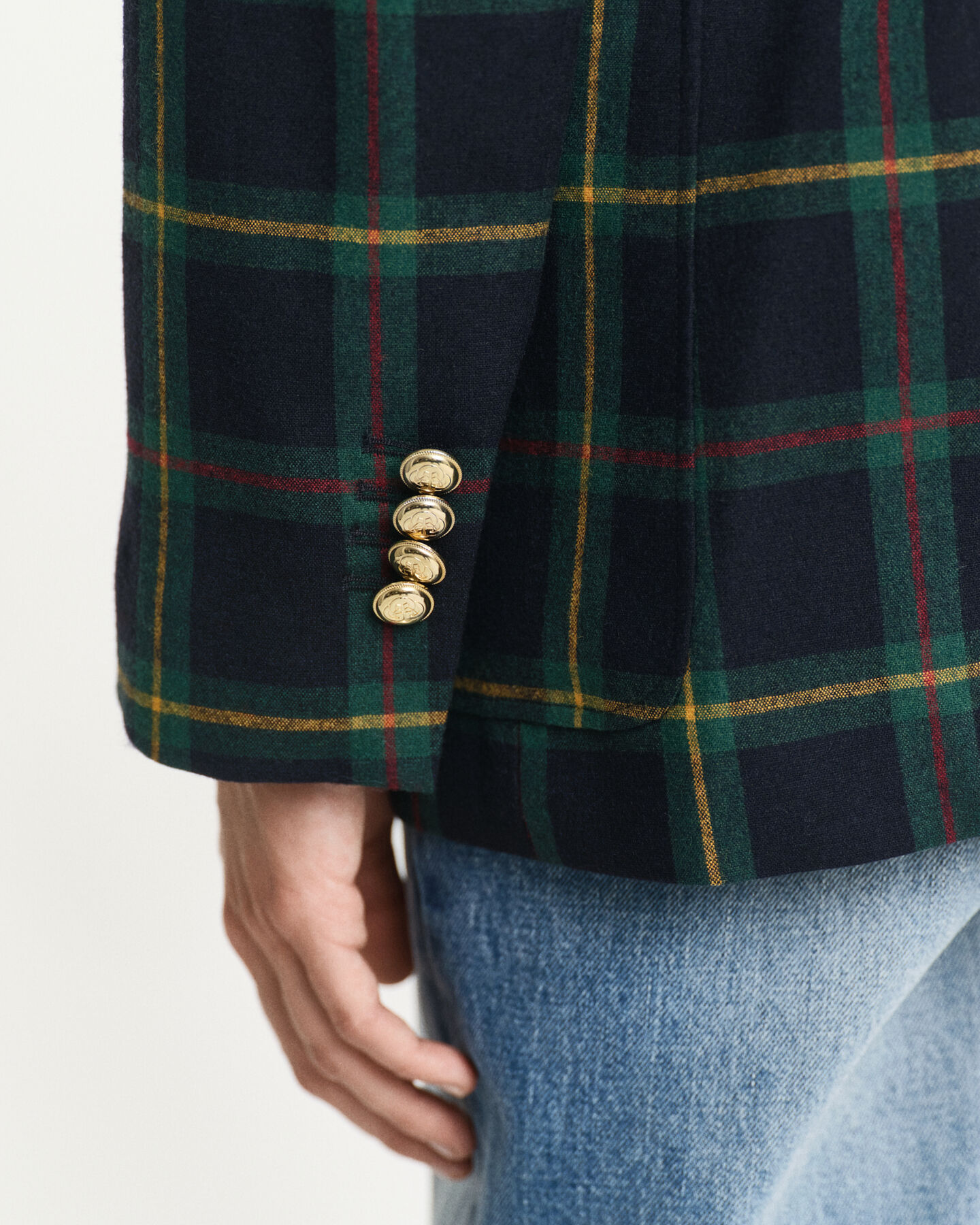 Regular fit ternet jakkesæt-blazer