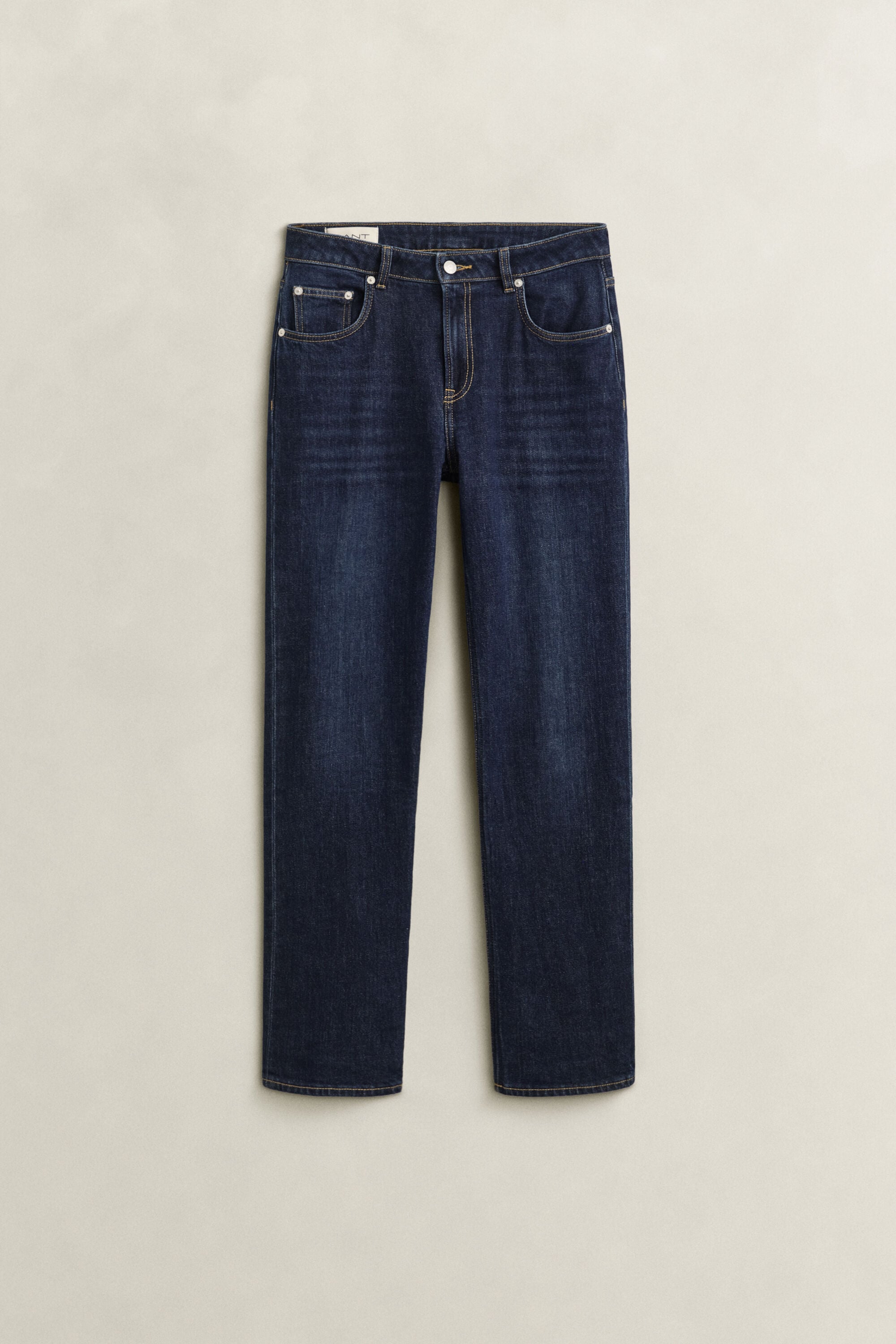 Jeans med lige ben og stræk