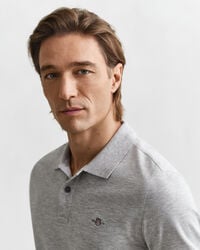 Regular fit Shield Piqué poloskjorte