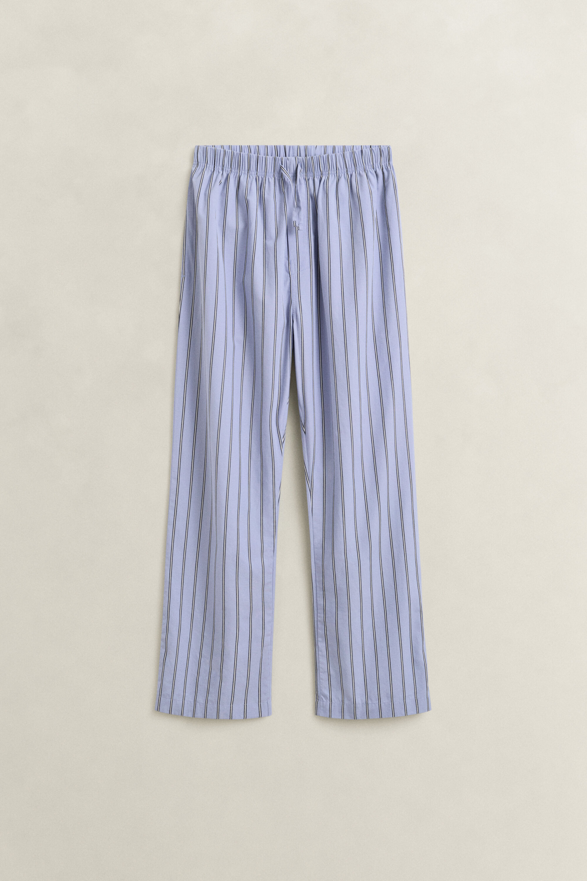 Stribede poplin pyjamasbukser