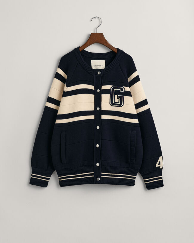 Strikket GANT Varsity cardigan