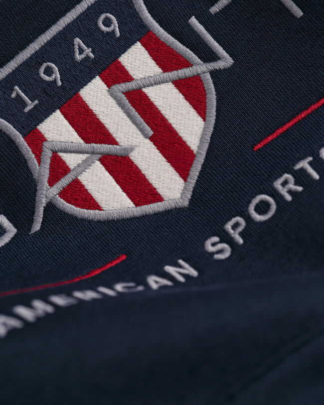 Kids Archive Shield hættetrøje