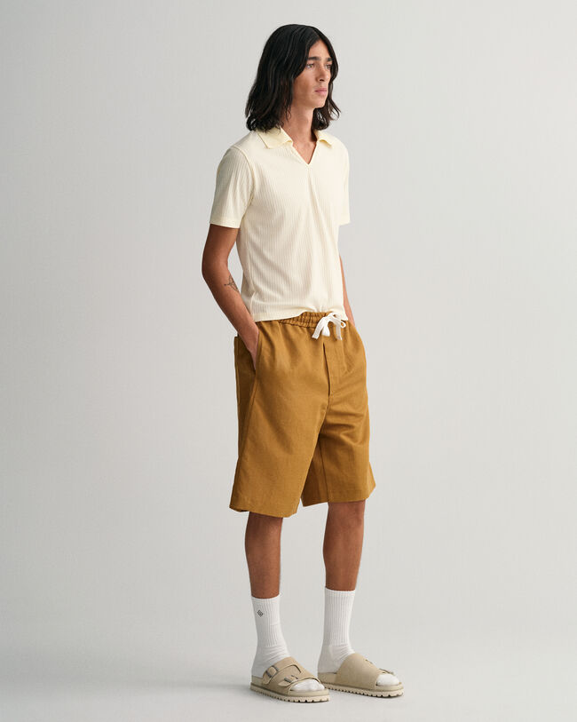 Piqu&eacute; poloskjorte inspireret af 70'erne