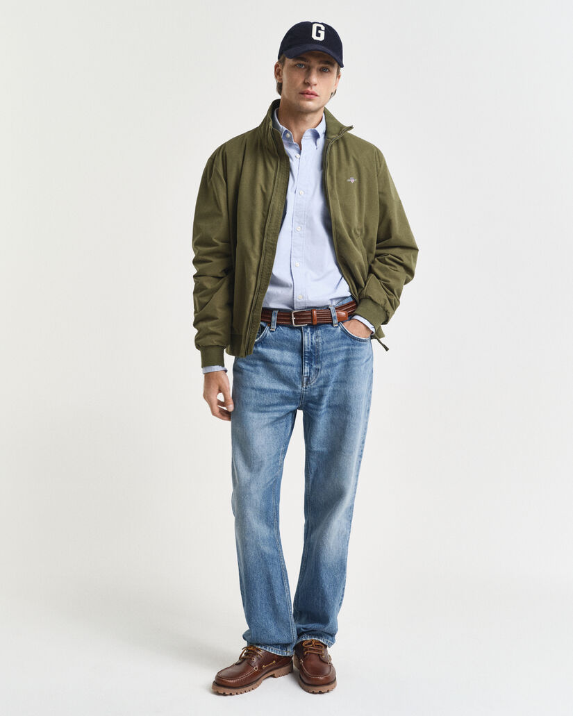 Slim fit klassisk poplin-skjorte