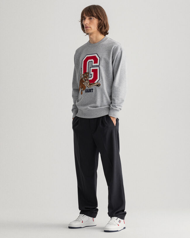 Fluid bukser med l&aelig;g