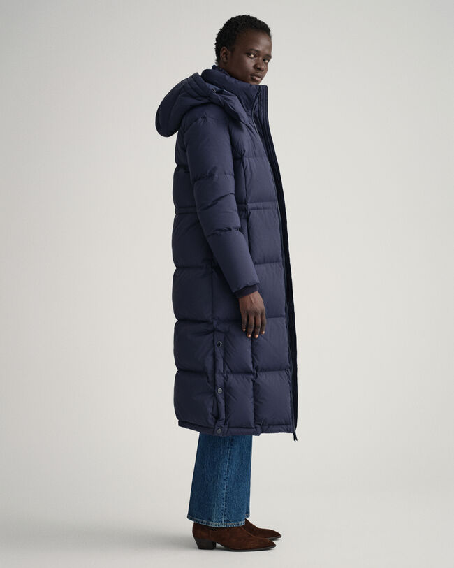 Dunfrakke i fuld længde