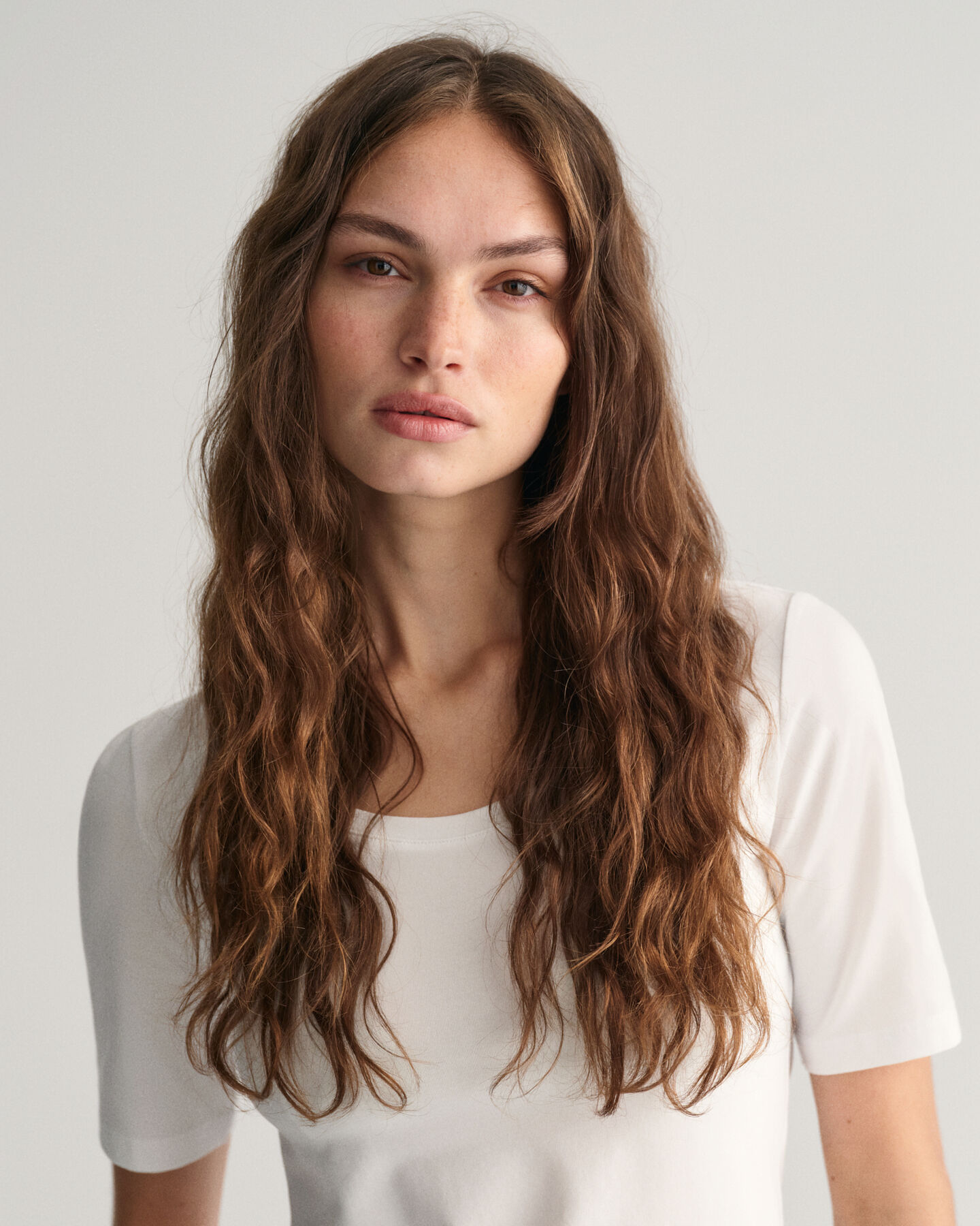 Top med rund halsudsk&aelig;ring