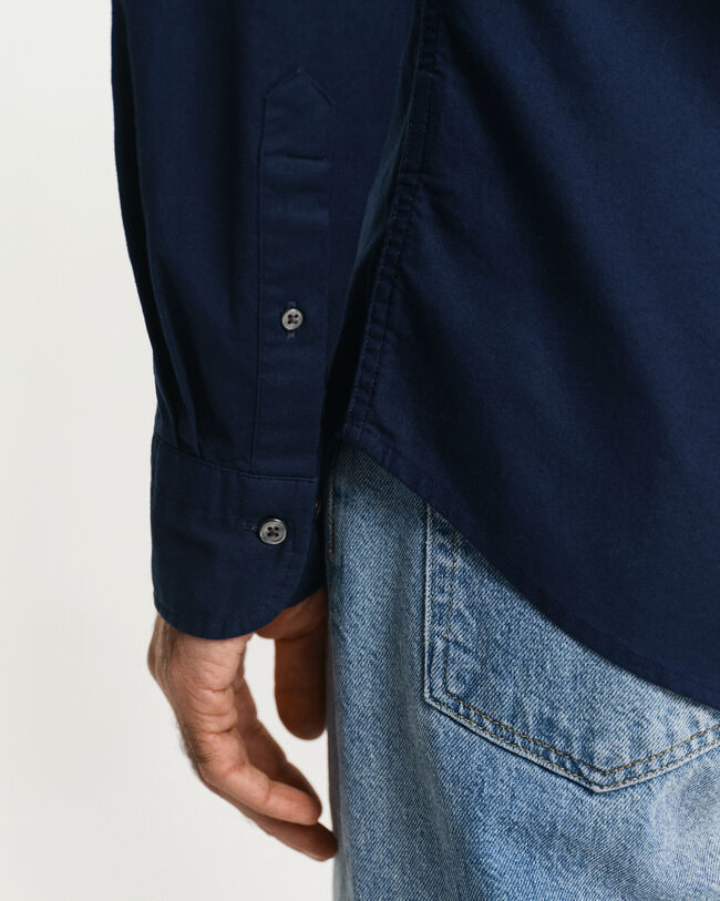 Slim fit Oxford skjorte med stræk