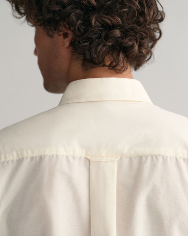 Relaxed fit bomuldssilkeskjorte