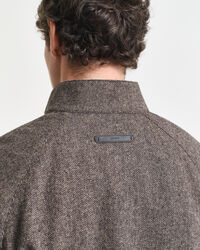 Harrington jakke i uldblanding