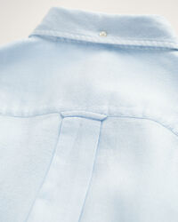 Regular fit Textured skjorte af bomuld og hør