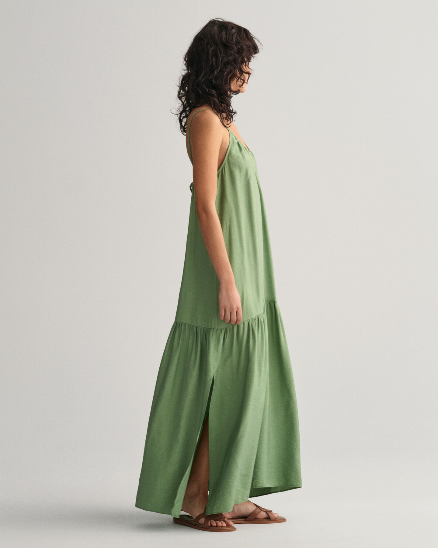 Maxi kjole med stropper